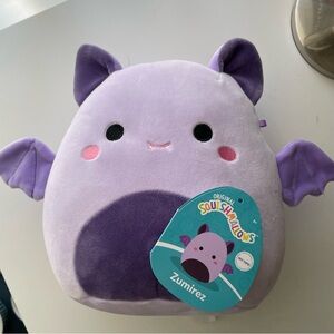 Squishmallows Zumirez Hot Topic Exclusive Purple Vampire Bat Plush Small